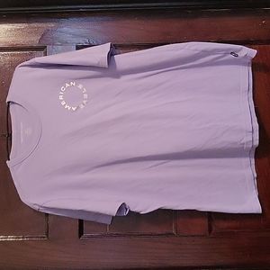 American Eagle Lilac Graphic T-shirt. Large.